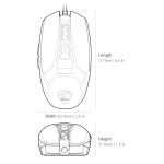 Cougar MOUCR-AIRBLADER Airblader 超輕量電競滑鼠